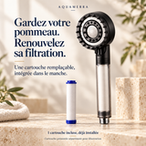 Pommeau de douche filtrant massant – 3 jets