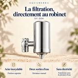 Filtre à eau pour robinet en inox