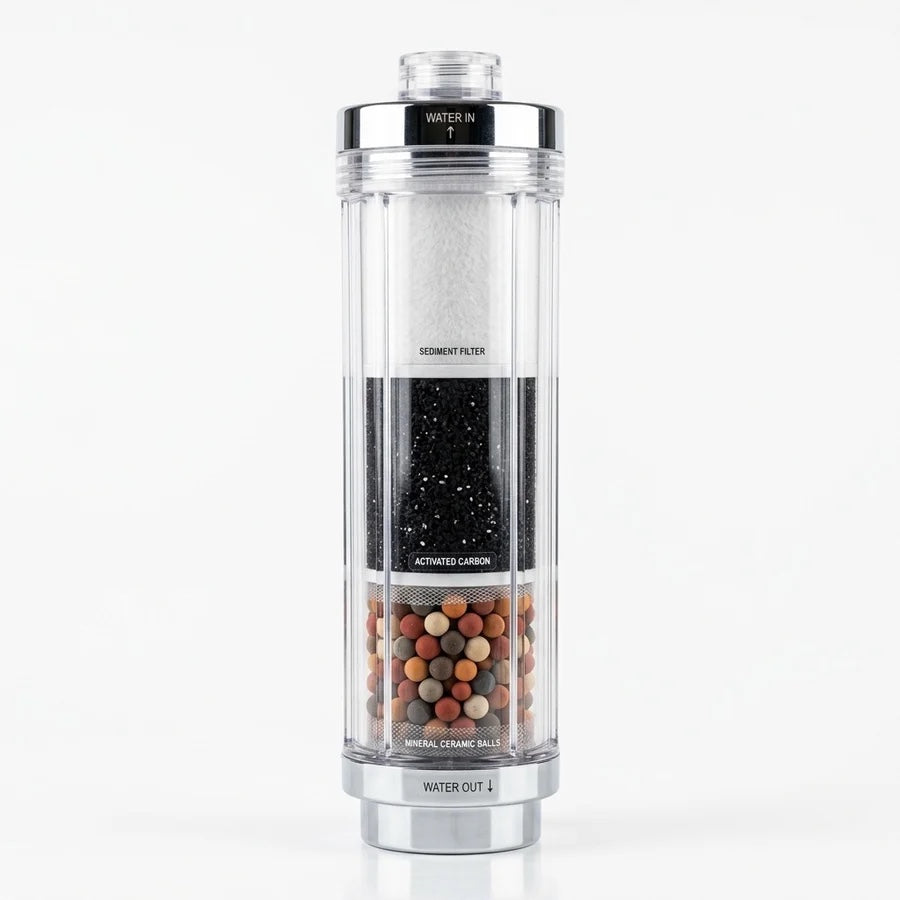 Cartouche de filtration Aquamerra en coupe